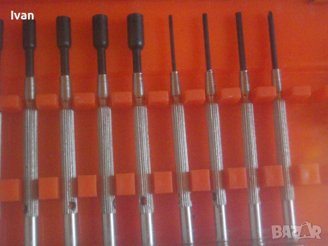 Нов Немски Комплект Ръчни Специализирани Микро/Мини Отвертки 21 бр. за Микроелектроника, снимка 9 - Отвертки - 44650654