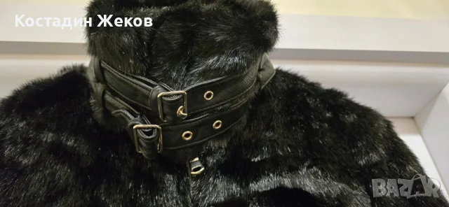 Ново . Дамско пухено палто. ZARA WOMAN. , снимка 10 - Палта, манта - 56247527