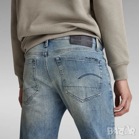 Мъжки дънки G-Star 3301 Straight Jeans, Размер 31, снимка 3 - Дънки - 56139565