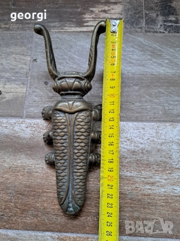 бронзова фигура бръмбар събувалка за обувки 24/6, снимка 6 - Други стоки за дома - 52821538