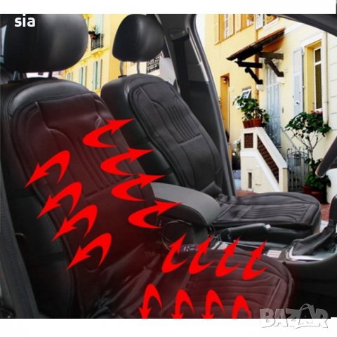 Калъф за седалка с нагряване, Подложка за кола с подгрев, 95см х 46см,  60W, снимка 5 - Аксесоари и консумативи - 38825516