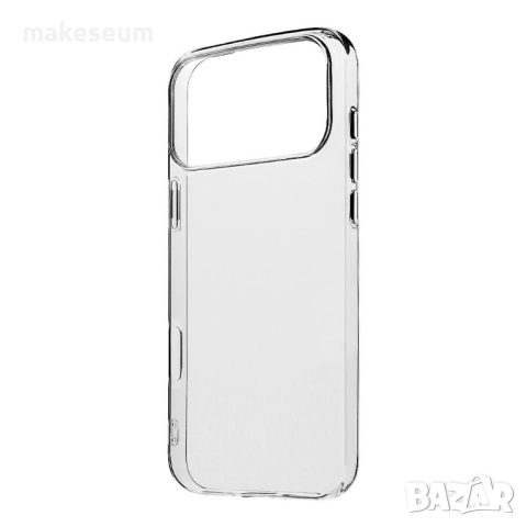  Силиконов (TPU) калъф за iPhone 17 Pro Max - OBALME Basic Clear TPU Case (прозрачен)