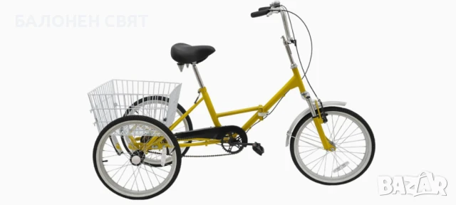 Модерен Нов модел Велосипед Триколка Сгъваема 20 цола, снимка 13 - Велосипеди - 50498425