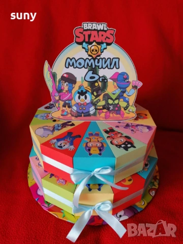 Картонена торта  Brawl Stars *