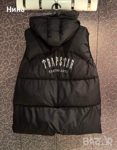 Trapstar черен елек, снимка 5 - Якета - 54250195