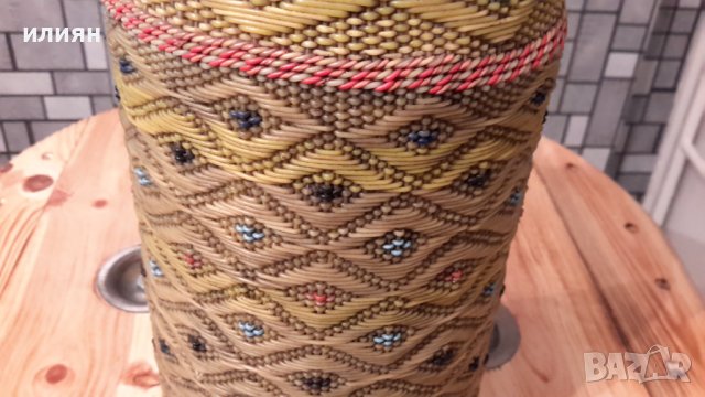 Плетена  3л  дамаджана, от тел и пластмаса , снимка 7 - Буркани, бутилки и капачки - 36584990