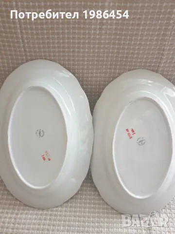 Големи чинии от порцелан , снимка 6 - Чинии - 49775713