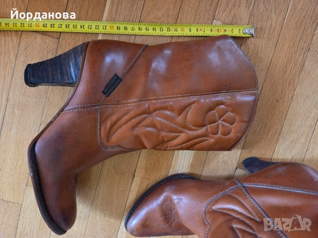 Каубойски ботуши ECCO 39 размер, снимка 9 - Дамски ботуши - 51595665