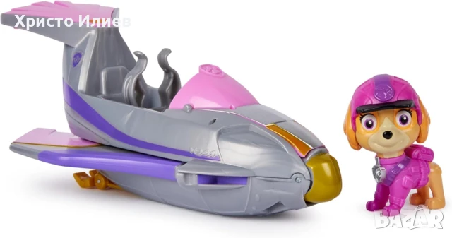 Paw Patrol Скай Skye с превозно средство Jungle Pups Хеликоптерът на Скай