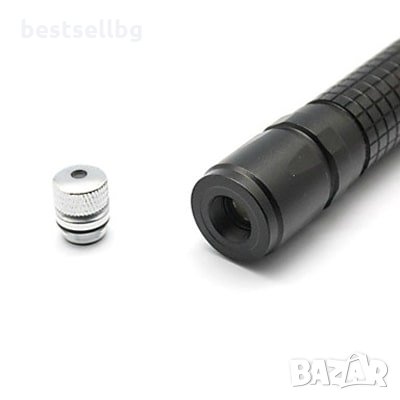 Мощен зелен акумулаторен лазер пойнтер 500mW приставки точка лъч фенер, снимка 3 - Измервателни инструменти - 29229698