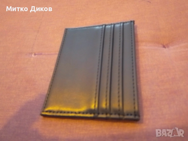 картодържател нов ест.кожа „Конрад Аденауер“ (Konrad-Adenauer-Stiftung) в България. 120х78мм