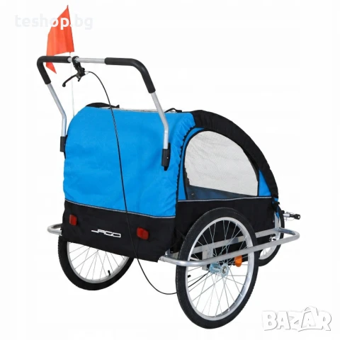 Велосипедно ремарке за деца или дом. любимци JAGO JOGGER 2в1 промоция!, снимка 5 - Велосипеди - 50943672
