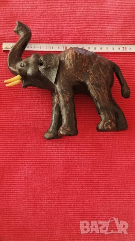 Стар слон папие маше. , снимка 9 - Антикварни и старинни предмети - 42551456