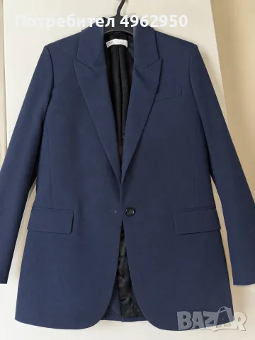 тъмносиньо сако Zara