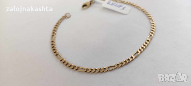 Златна гривна -3,92гр/14кр, снимка 2 - Гривни - 42593849