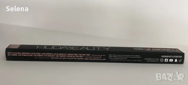 Молив за устни Huda Beauty Lip Contour 2.0 'Warm Brown', снимка 5 - Декоративна козметика - 56223386