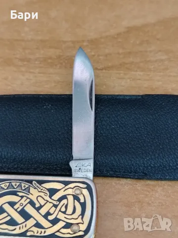 Малък колекционерски сгъваем нож,ножка,ножче на ЕКА-Швеция, снимка 10 - Ножове - 49354318
