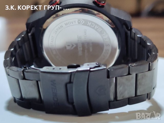 Мъжки часовник Weide Led Watch - WH6102, снимка 4 - Мъжки - 44374739