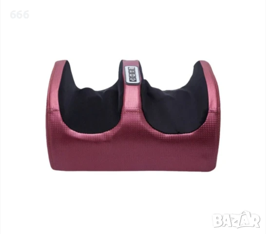 Масажор за крака, с функция за нагряване, Регулируем интензитет, Тъмнорозов, снимка 2 - Масажори - 51372015