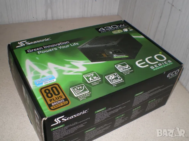 Качествено захранване Seasonic 430W (SSR-430ST), снимка 3 - Захранвания и кутии - 48265658