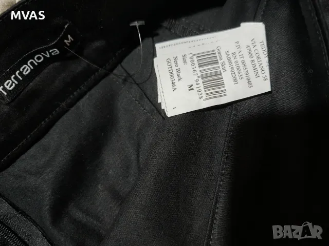 Нова Terranova - 50% черна къса пола M размер, снимка 3 - Поли - 49779196