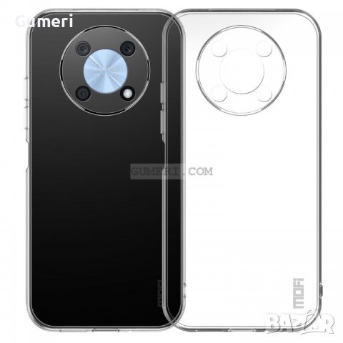 Huawei Nova Y90 - Силиконов Гръб със Защита за Камерата - Прозрачен