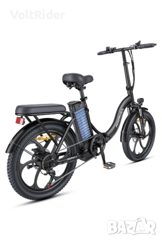 Сгъваемо електрическо колело HillMiles MilePort 1 500W 36V 13Ah, снимка 2 - Велосипеди - 54248516