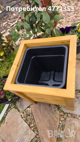 Дървени кашпи/саксии/плантери за двор, градина или тераса, снимка 2 - Саксии и кашпи - 53918339