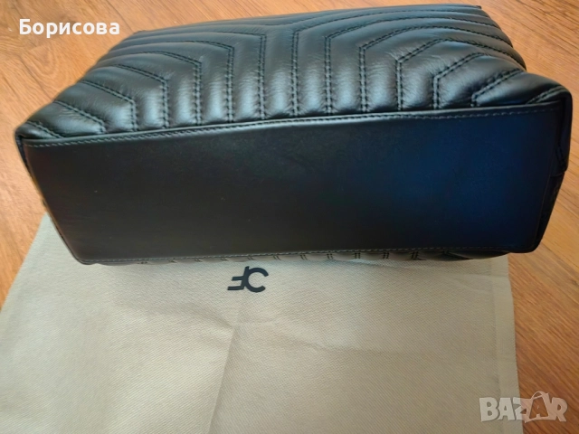 Чанта от естествена кожа Carla Fereri, снимка 3 - Чанти - 51543302