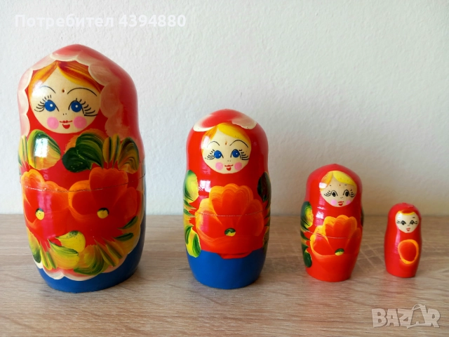 Комплект матрьошки, снимка 3 - Колекции - 52143221