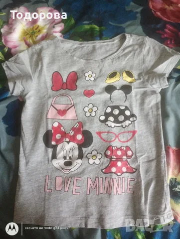 Тениска H&M 98 Minnie mouse 