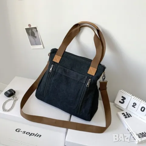 Ежедневна дамска чанта Black, снимка 2 - Чанти - 47925570