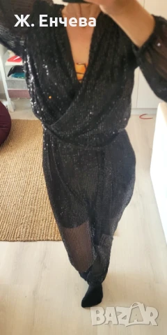 модерен гащеризон с пайети, снимка 3 - Гащеризони - 50515291