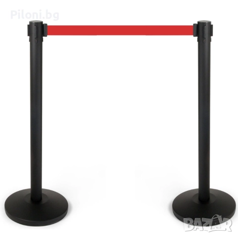 Ограничител с червена лента 220 см., снимка 2 - Друго търговско оборудване - 52813538