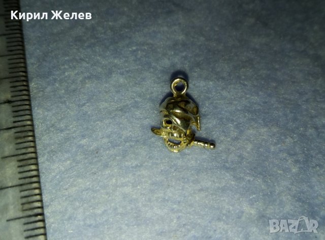 ПИРАТ ЗАХАПАЛ САБЯ - Стар СРЕБЪРЕН ФИГУРАЛЕН РЕТРО АРТ ПЕНДАНТ ВИСУЛКА СРЕБРО РЪЧНА ИЗРАБОТКА 40179, снимка 8 - Антикварни и старинни предмети - 42425279