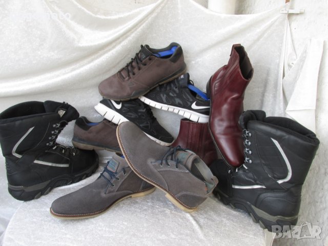 КАТО НОВИ Limited Edition кларкове 44 - 45 original  Bullboxer®, BIG BOY, подметка естествен каучук, снимка 9 - Мъжки боти - 31389172