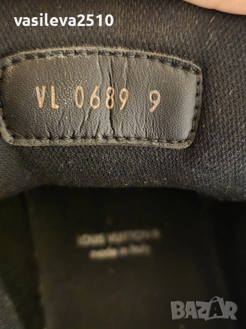 Louis Vuitton LV Trainer x Nigo Black Denim лимитирани мъжки кецове , снимка 6 - Маратонки - 53891284