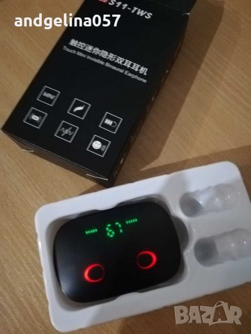 Безжични слушалки S11TWS, снимка 3 - Безжични слушалки - 30751261