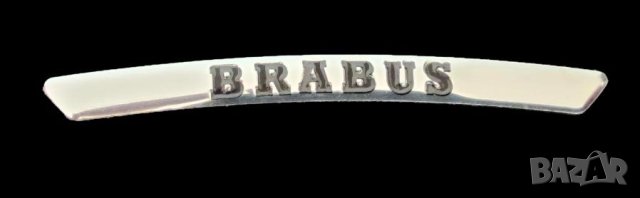 декорация за джанти Mercedes BRABUS Edition сиви 4 броя метални стикери, снимка 2 - Аксесоари и консумативи - 42686421