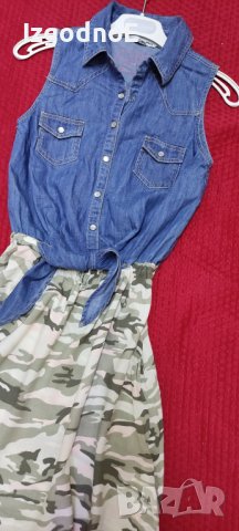 Tally Wejl дънова рокля, снимка 2 - Рокли - 40536081