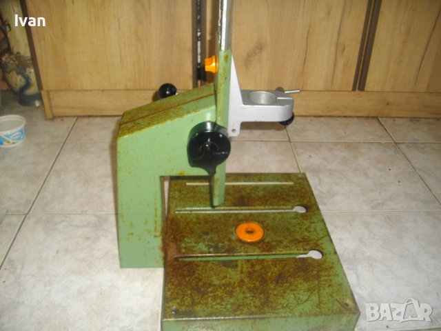 6кг-Голяма Стойка За Бормашина-Работен Ход85мм-ф43мм-С Тресчотка-Прецизна-Немска Профи-WOLFCRAFT 540, снимка 7 - Други инструменти - 40462363