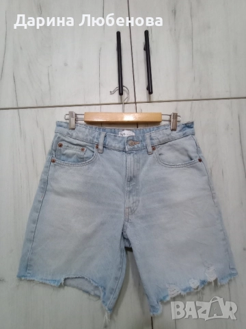 ZARA Дънкови панталонки