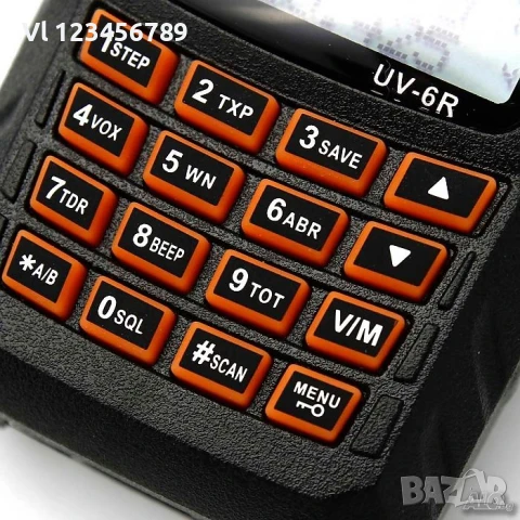 Радиостанция Baofeng 6R 5/8w модел двубандова DTMF, CTCSS, DCS, снимка 3 - Други - 50740530