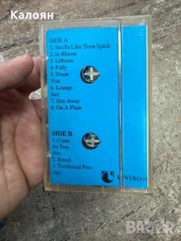 Аудио касета  Nirvana, снимка 4 - Аудио касети - 54308379