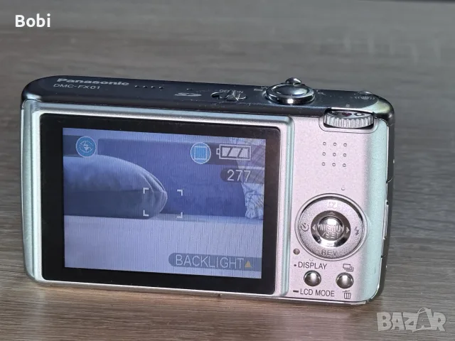 Panasonic LUMIX DMC-FX01 Y2K, снимка 11 - Фотоапарати - 55886206