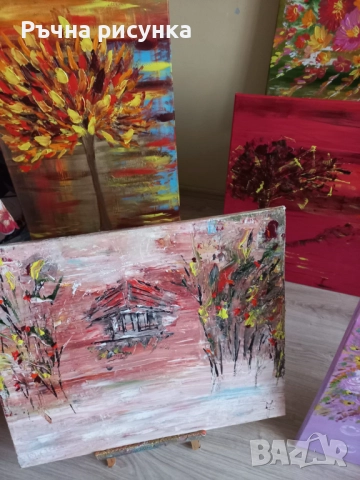 Авторски картини+ подарък порцеланова чаша , снимка 6 - Картини - 50269026