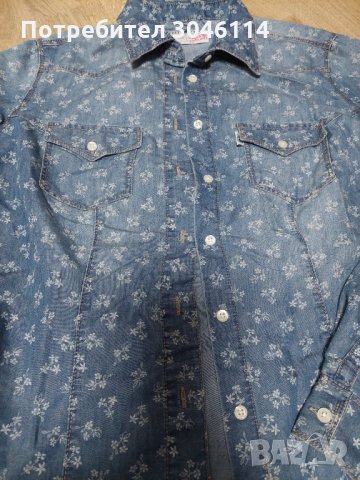 Дамска дънкена риза , снимка 3 - Ризи - 34984135