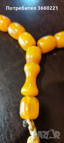 кехлибарена броеница, снимка 4 - Колиета, медальони, синджири - 51858464