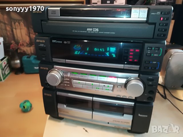 aiwa-BIG AIWA-39Х36Х32СМ-ВНОС GERMANY 0501231851, снимка 13 - Ресийвъри, усилватели, смесителни пултове - 39202911