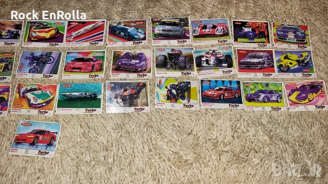 TURBO картинки, непълни серии ! , снимка 10 - Колекции - 53941349